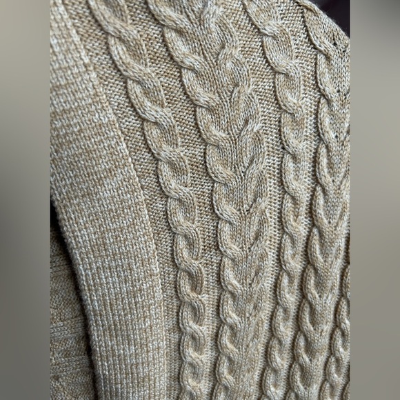 NWOT Worth New York beige sweater cardigan size small, extra buttons - Picture 8 of 8